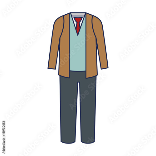 man dress casual icon vector illustration design