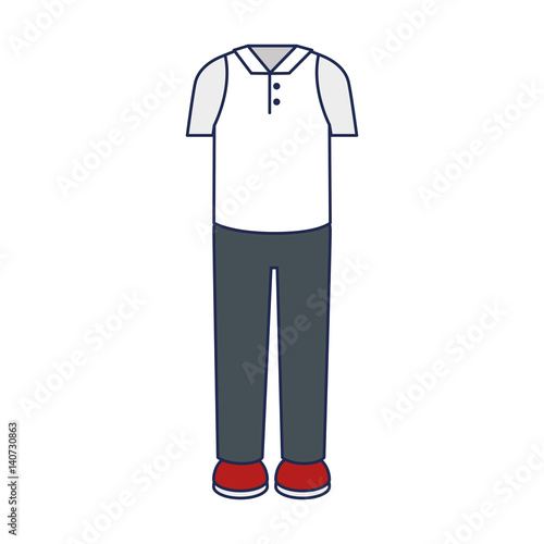 man dress casual icon vector illustration design