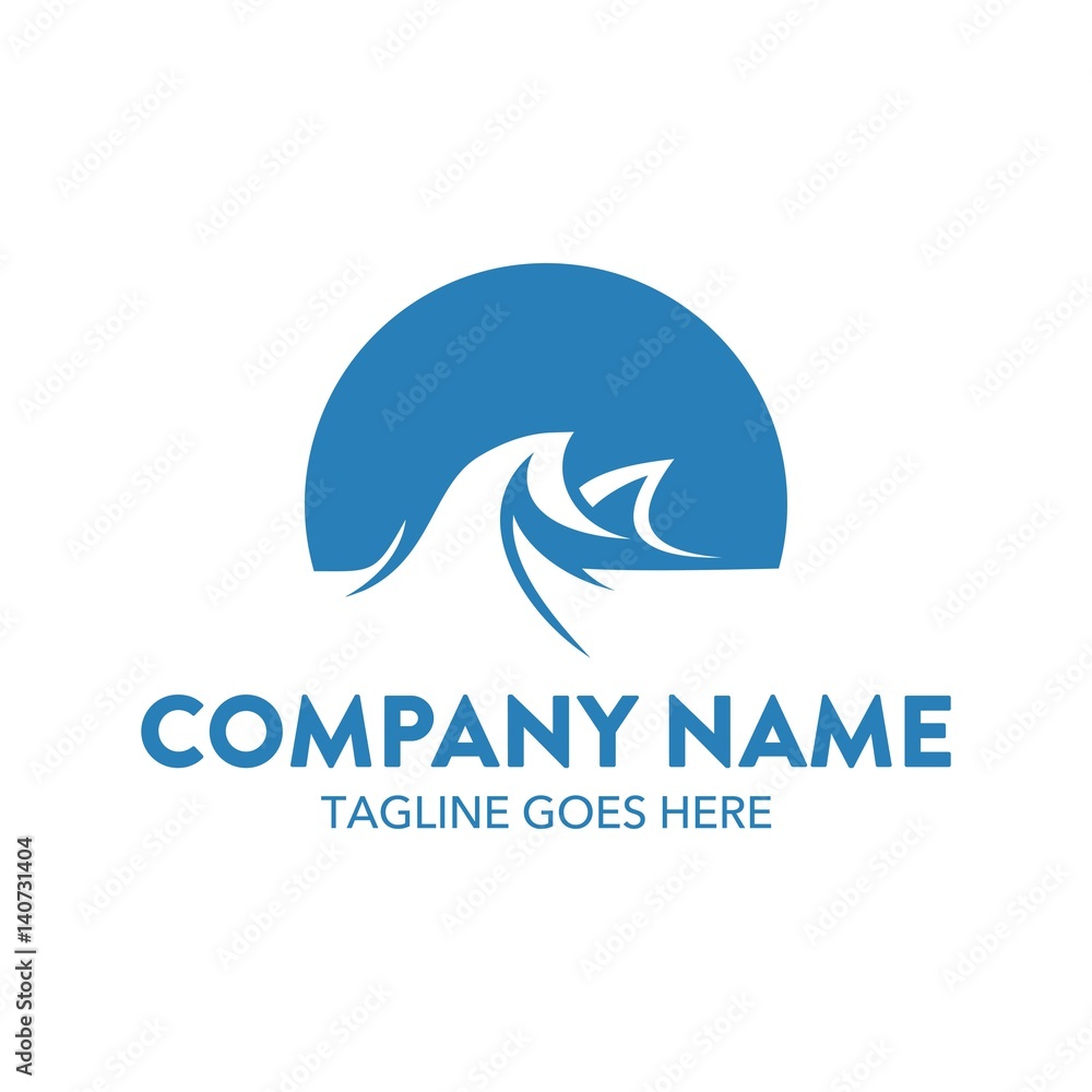 Surfing Logo Template Surfing Logo Template
