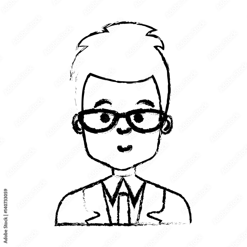 young businessman avatar character vector illustration design young businessman avatar character vector illustration design