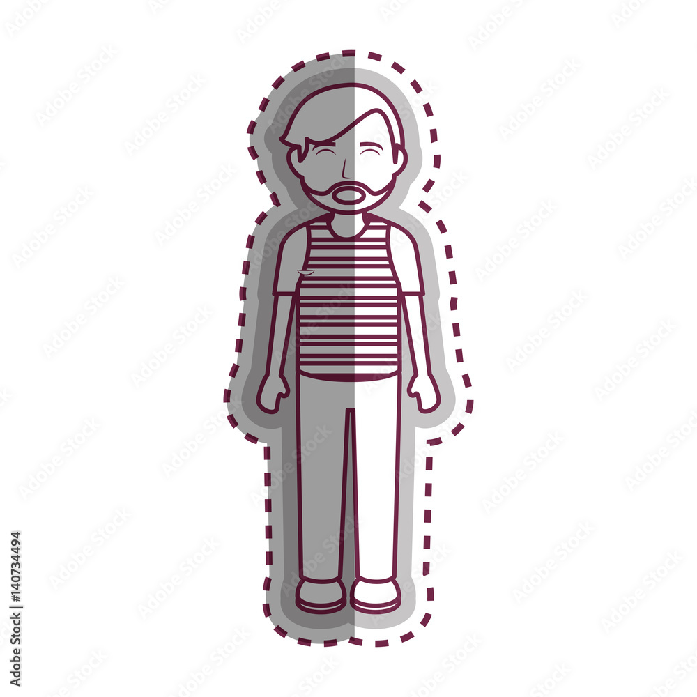 young man avatar character vector illustration design young man avatar character vector illustration design