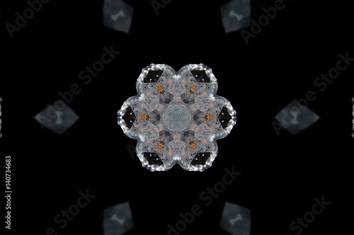 Abstract candle mandala