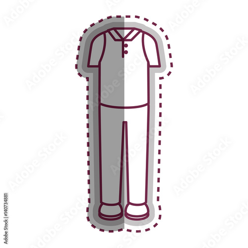 man dress casual icon vector illustration design