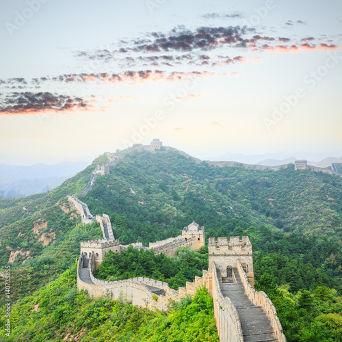 majestic Great Wall of China