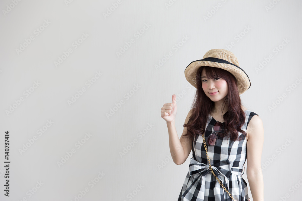 カジュアルポートレート(白バック)