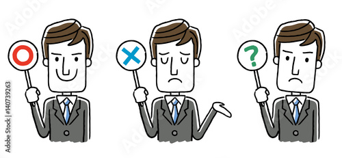 男性ビジネスマン：回答