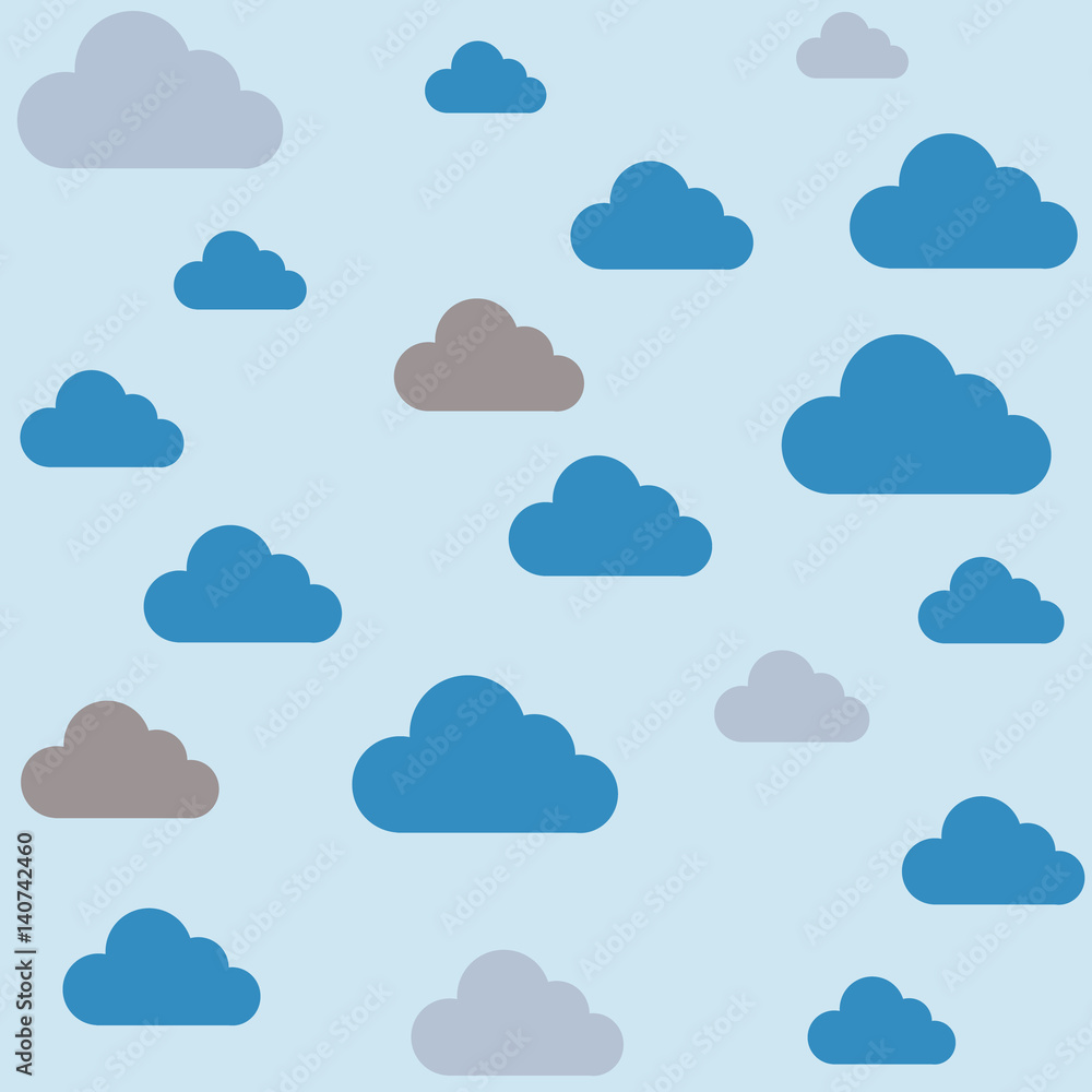 Background with vector clouds
Background with vector clouds