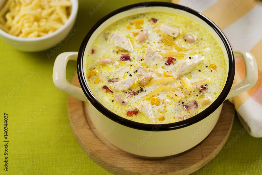Jalapeño popper chicken soup Jalapeño popper chicken soup