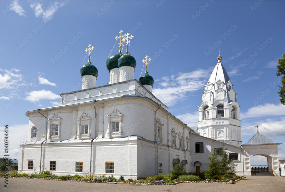 Nikitsky monastery. Annunciation Cathedral and bell tower. Pereslavl-Zalessky, Yaroslavl region, Russia
