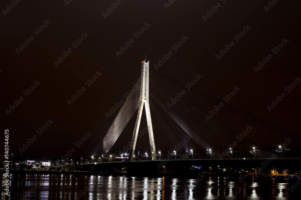 Obraz premium Night bridge