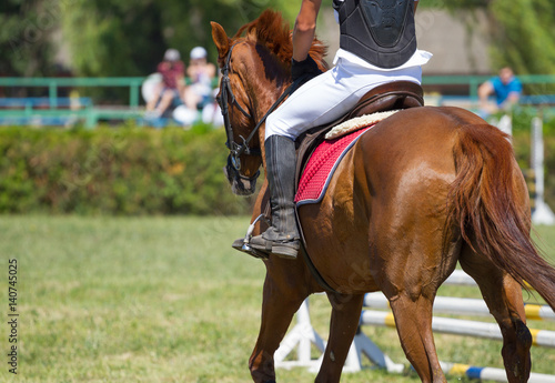 Jockey riding boot