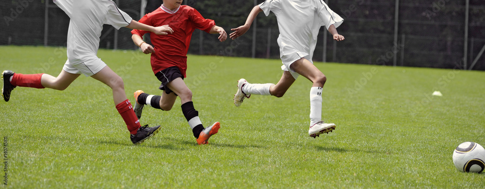 Fototapeta premium Spielszene Jugendfußball