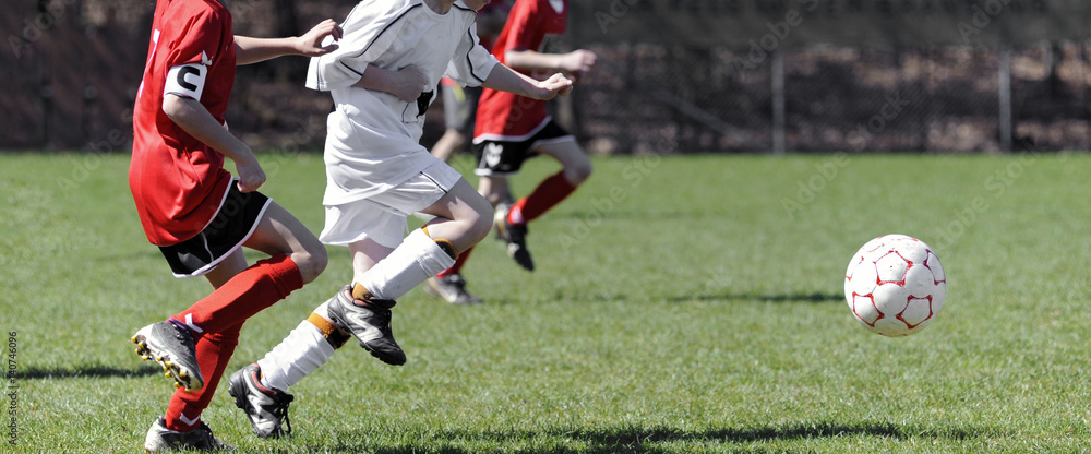 Fototapeta premium Spielszene Jugendfußball