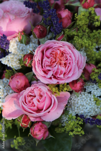 Romantischer Rosenstrauß