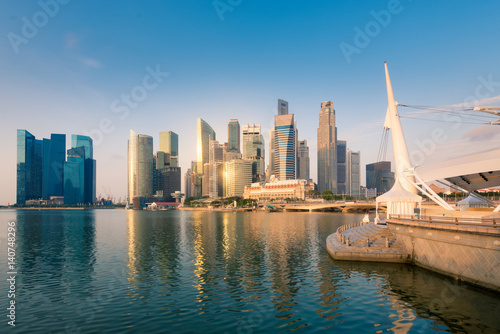 Photography Singapore business district.