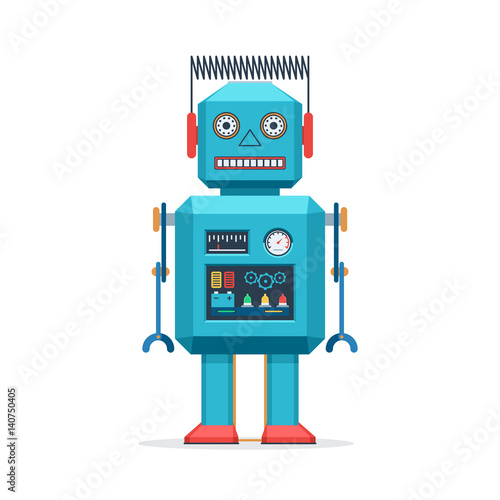Retro robot vintage toys