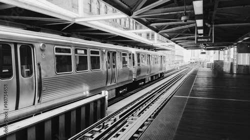 Naklejka na ścianę Metro w Chicago