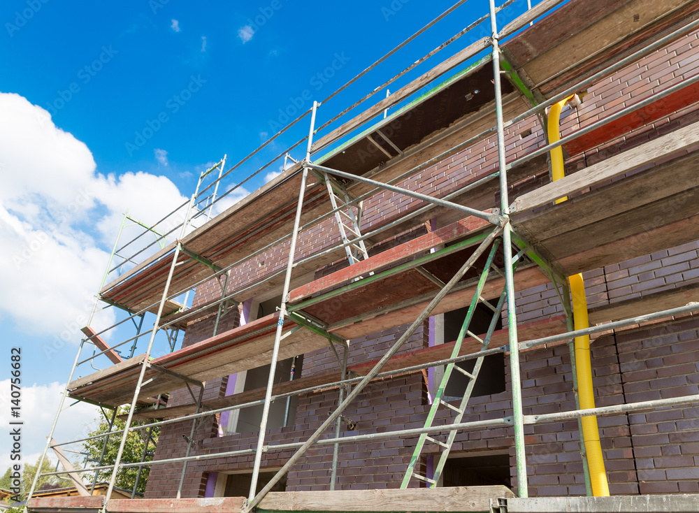 on the construction of a new house on the construction of a new house