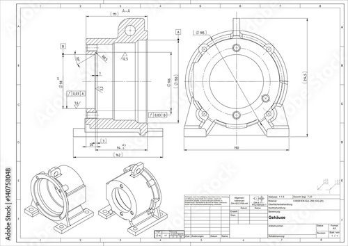 3D CAD Modell Gehäuse