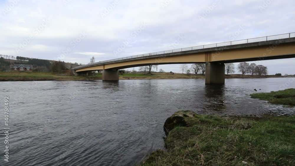 Modern Carputh Bridge over River Tay near Carputh, Scotland
Modern Carputh Bridge over River Tay near Carputh, Scotland