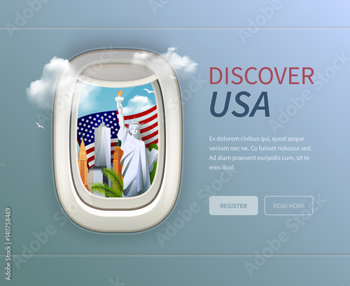 USA Porthole Background
