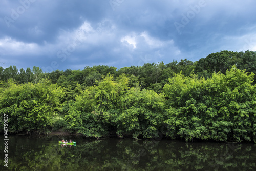 Kayaking in Dordogne river France