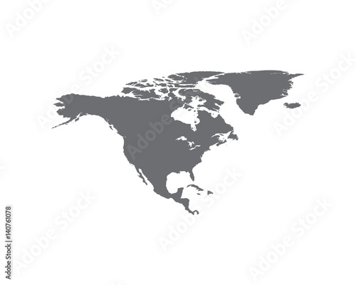 North america map