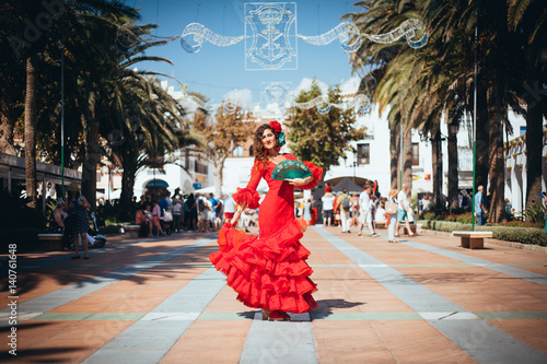 Flamenco Dancer in Spain