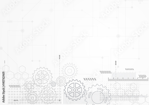 Abstract Technology Background