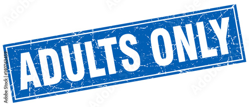 adults only square stamp