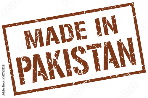 made in Pakistan stamp