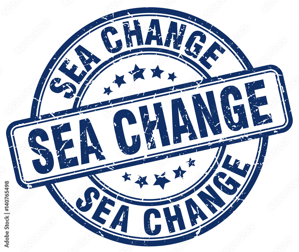 sea change blue grunge stamp sea change blue grunge stamp