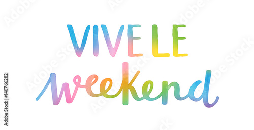 Icône VIVE LE WEEKEND