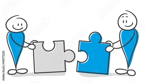 Stick Figure Series Blue / Gemeinsamkeiten