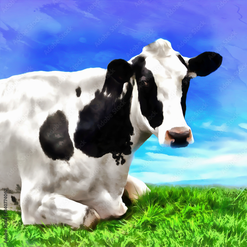illustration of cow. Cow. Cow watercolor illustration illustration of cow. Cow. Cow watercolor illustration