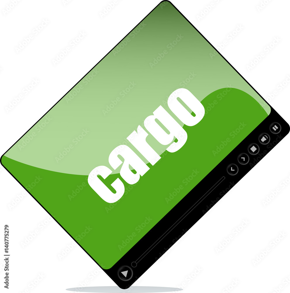 Video player for web with cargo word Video player for web with cargo word