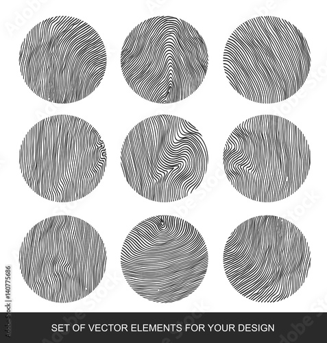 Collection of textures, brushes, graphics, design element. Hand-drawn. Abstract background. Modernistic Art.