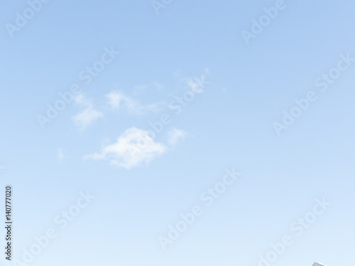 light blue sky