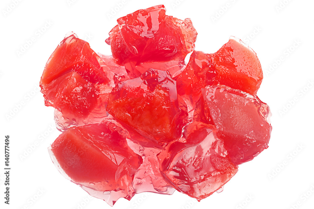 Fototapeta premium Peach fruit jelly