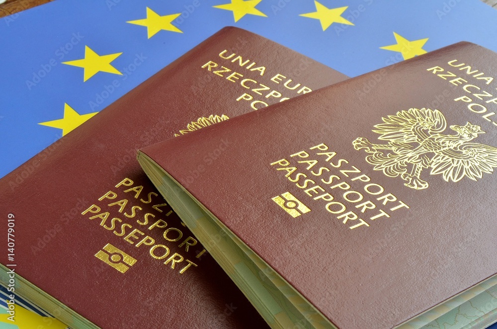 polski paszport - obrazy, fototapety, plakaty 