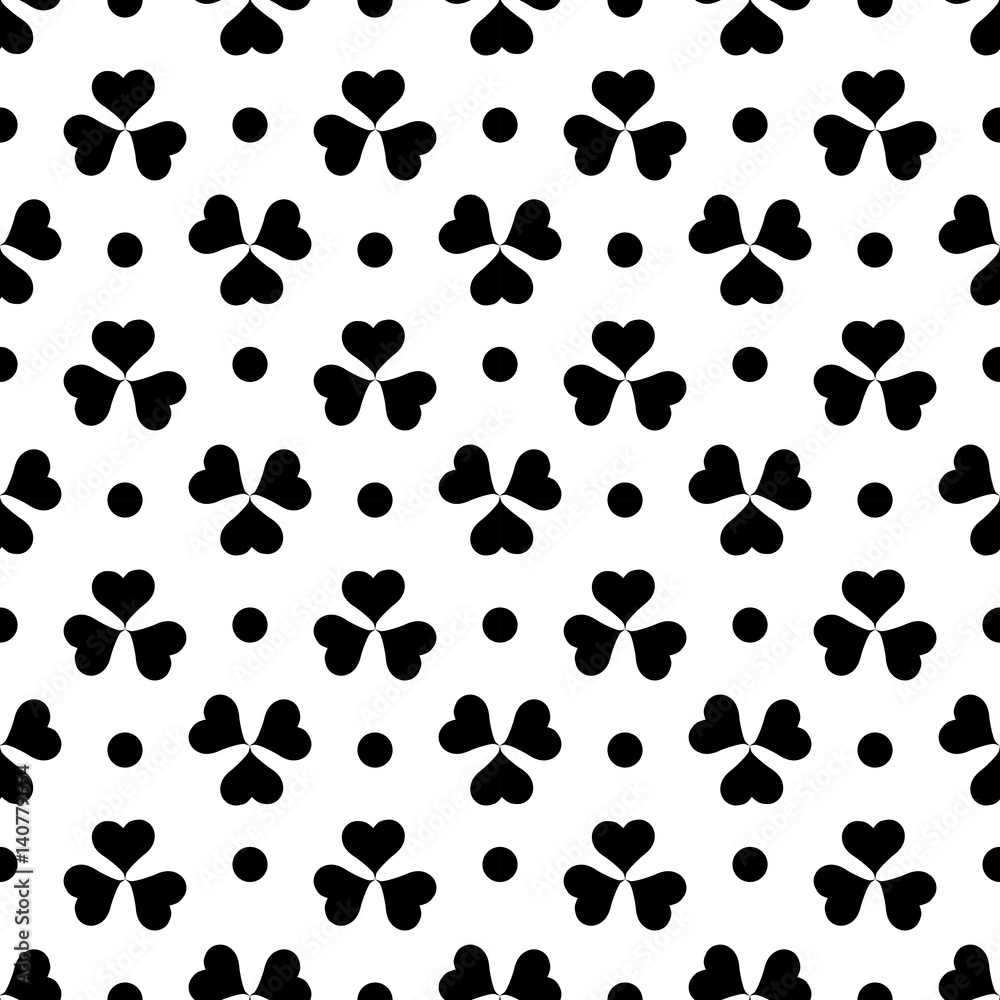 Fototapeta premium Leaf seamless pattern