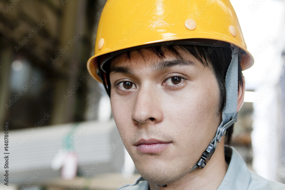 Portrait of Young Warehouse Worker Portrait of Young Warehouse Worker