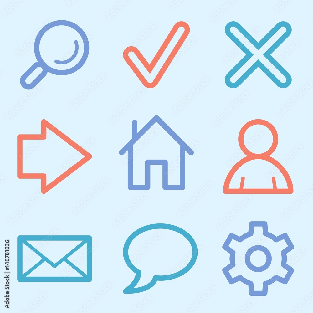 Basic vector mobile icons. Web infographics symbols. Basic vector mobile icons. Web infographics symbols.