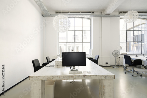 Interior of a modern agency office