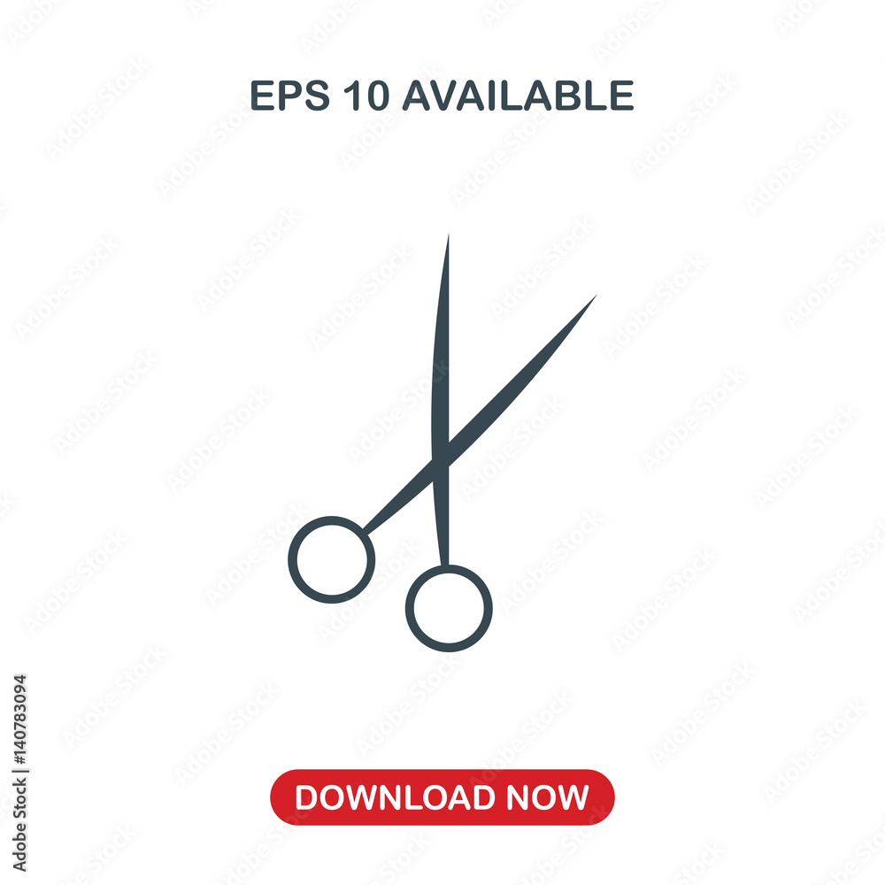 Scissors icon vector Scissors icon vector