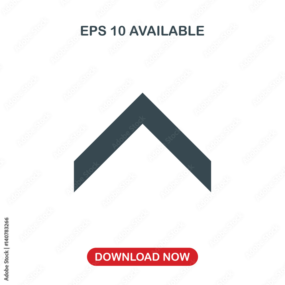 Up arrow icon vector Up arrow icon vector