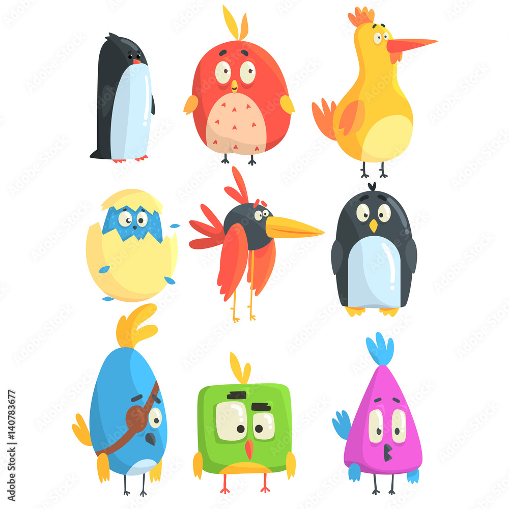 bird cartoon characters names