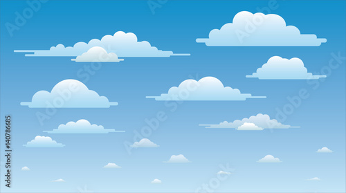 Cloudy sky background 