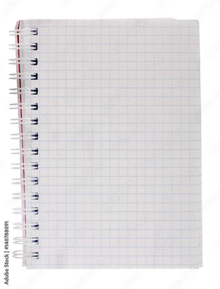 paper notebook isolated on white paper notebook isolated on white