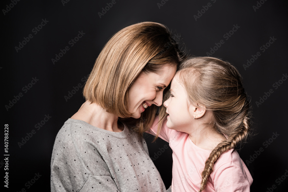 Happy mother with daughter Happy mother with daughter